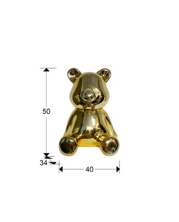 OSITO- FIGURA -ORO